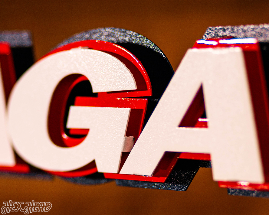 Gonzaga Classic 3D Vintage Metal Wall Art