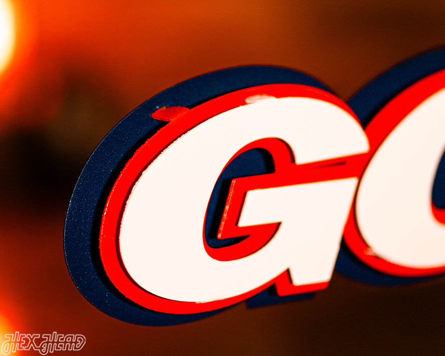 Gonzaga Classic 3D Vintage Metal Wall Art