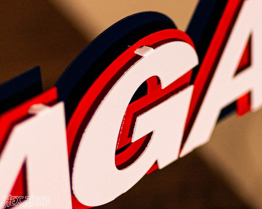 Gonzaga Classic 3D Vintage Metal Wall Art