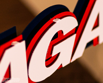 Gonzaga Classic 3D Vintage Metal Wall Art