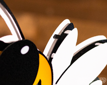 Load image into Gallery viewer, Georgia Tech &quot;Buzz&quot; Mascot 3D Metal Wall Art
