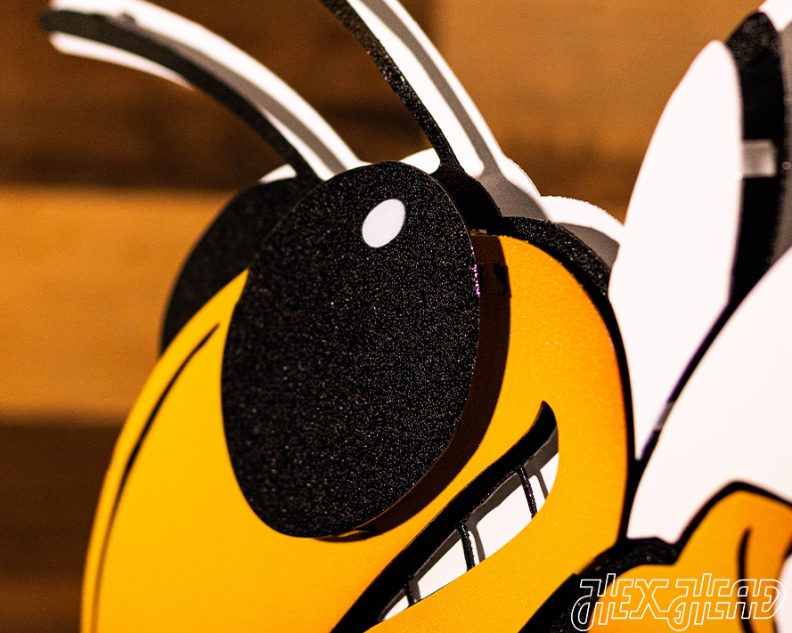 Georgia Tech "Buzz" Mascot 3D Metal Wall Art