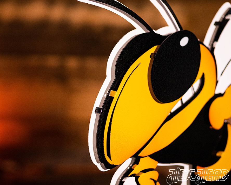Georgia Tech "Buzz" Mascot 3D Metal Wall Art