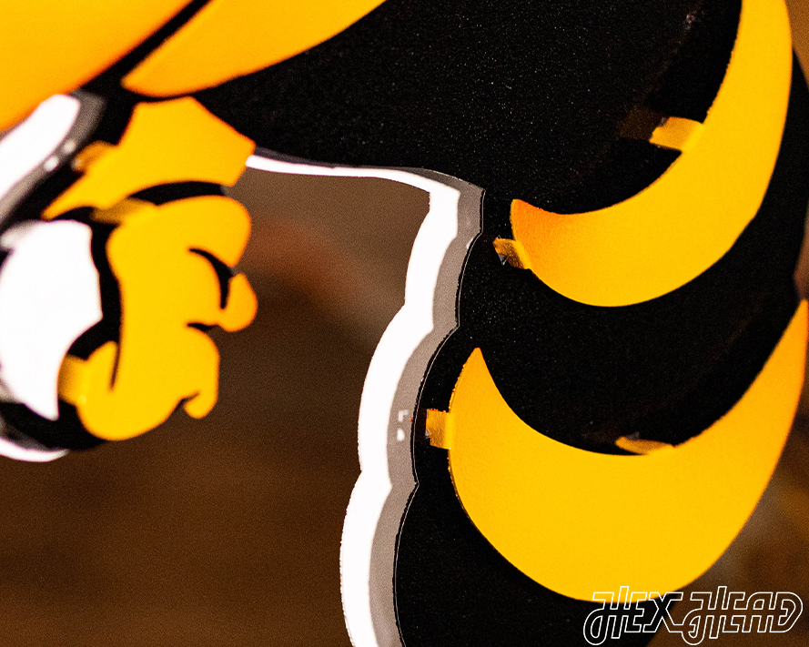 Georgia Tech "Buzz" Mascot 3D Metal Wall Art