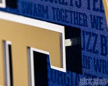 Georgia Tech CRAFT SERIES 3D Embossed Metal Wall Art