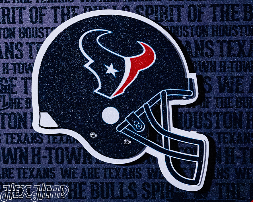 Houston Texans CRAFT SERIES 3D Embossed Metal Wall Art