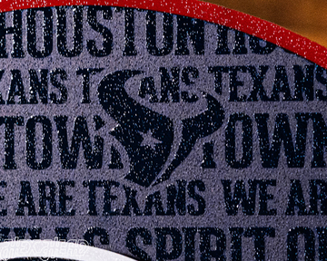 Houston Texans CRAFT SERIES 3D Embossed Metal Wall Art
