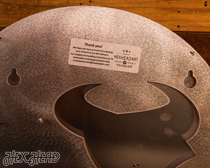 Houston Texans BLITZ Collection - 8 Layer Helmet 3D Vintage Metal Wall Art