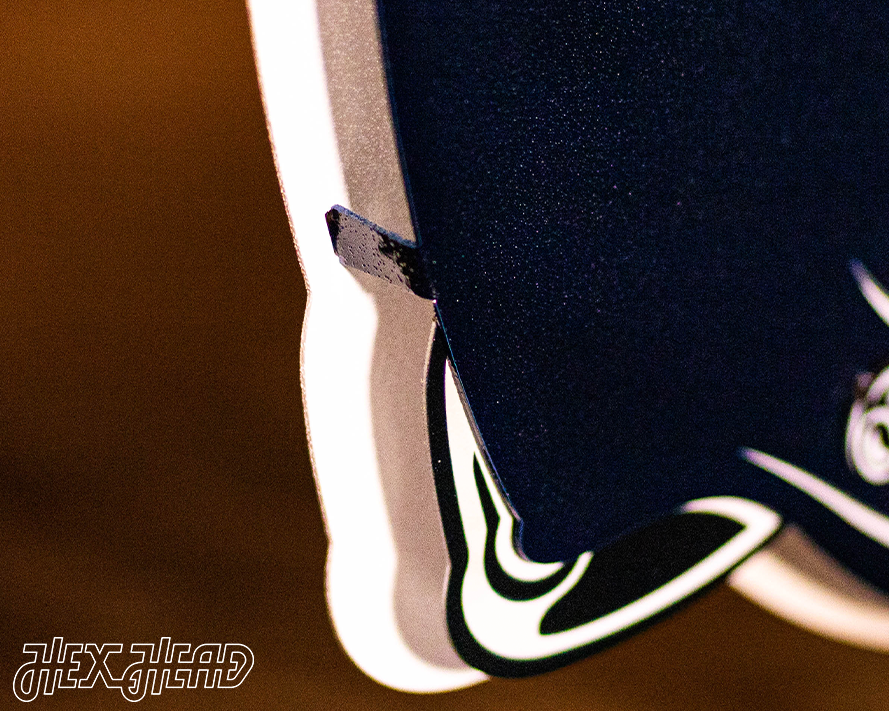 Houston Texans BLITZ Collection - 8 Layer Helmet 3D Vintage Metal Wall Art