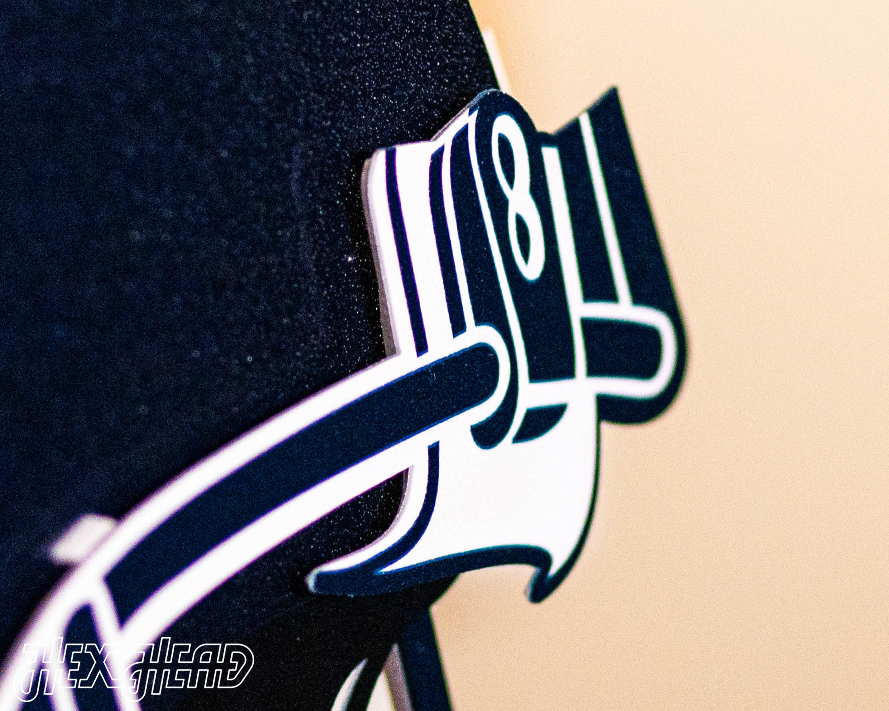 Houston Texans BLITZ Collection - 8 Layer Helmet 3D Vintage Metal Wall Art