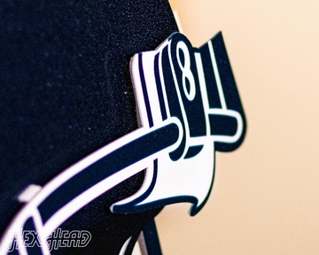 Houston Texans BLITZ Collection - 8 Layer Helmet 3D Vintage Metal Wall Art