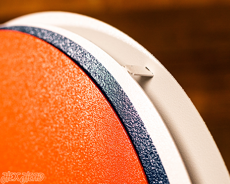 Illinois Fighting Illini BLITZ COLLECTION - 8 LAYER Helmet 3D Metal Wall Art