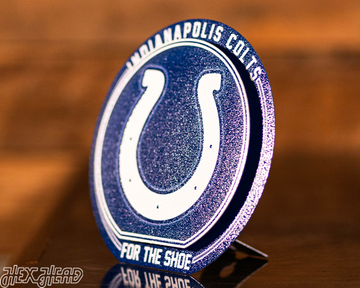 Indianapolis Colts "Double Play" On the Shelf or on the Wall Art