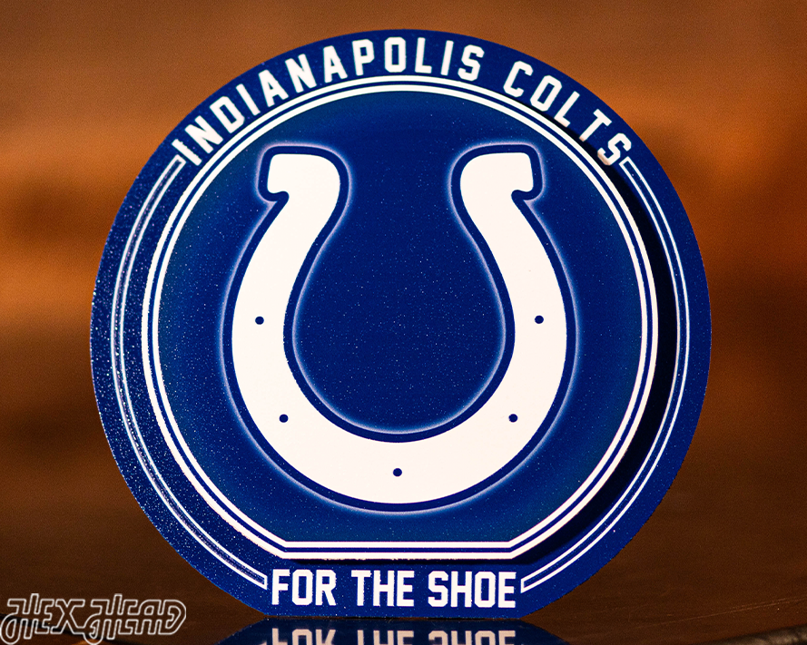 Indianapolis Colts "Double Play" On the Shelf or on the Wall Art