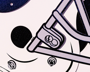 Indianapolis Colts BLITZ Collection - 8 Layer Helmet 3D Vintage Metal Wall Art