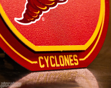 Iowa State Cyclones "Double Play" On the Shelf or on the Wall Art