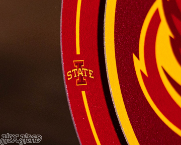 Iowa State Cyclones "Double Play" On the Shelf or on the Wall Art