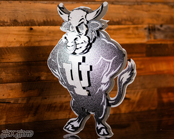 MONOCHROME - Indiana Hoosiers "1960's BISON" 3D Vintage Metal Wall Art