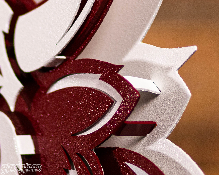 Indiana Hoosiers "1960's BISON" 3D Vintage Metal Wall Art