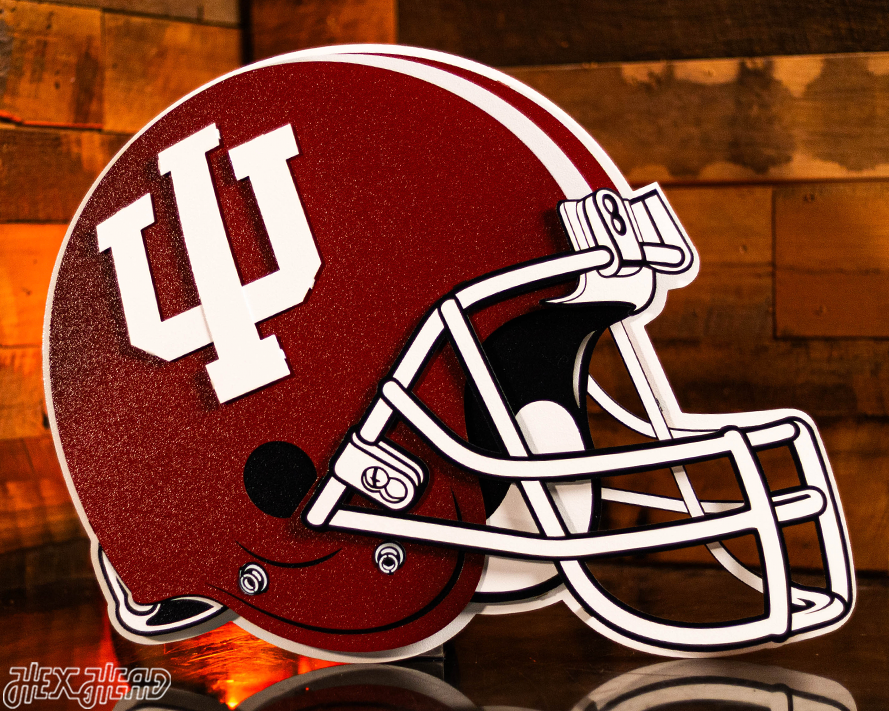 Indiana Hoosiers BLITZ COLLECTION - 8 LAYER 3D Metal Wall Art
