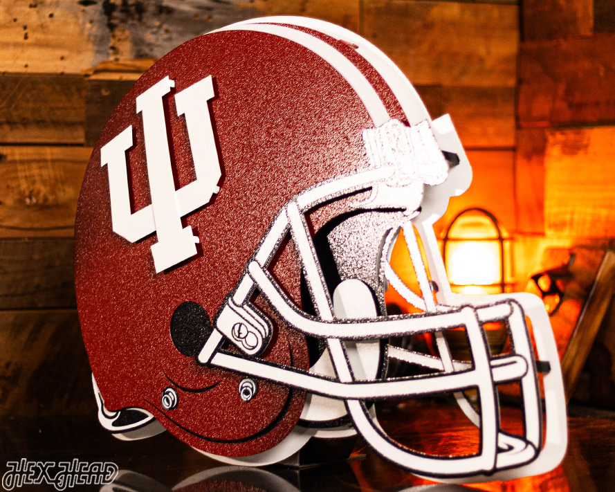 Indiana Hoosiers BLITZ COLLECTION - 8 LAYER 3D Metal Wall Art