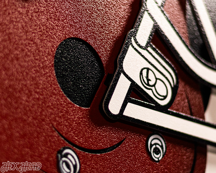 BLITZ COLLECTION - 8 LAYER Indiana Hoosiers 3D Metal Wall Art