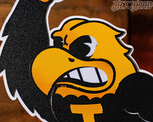 Load image into Gallery viewer, Iowa Mascot HERKY 3D Metal Wall Art
