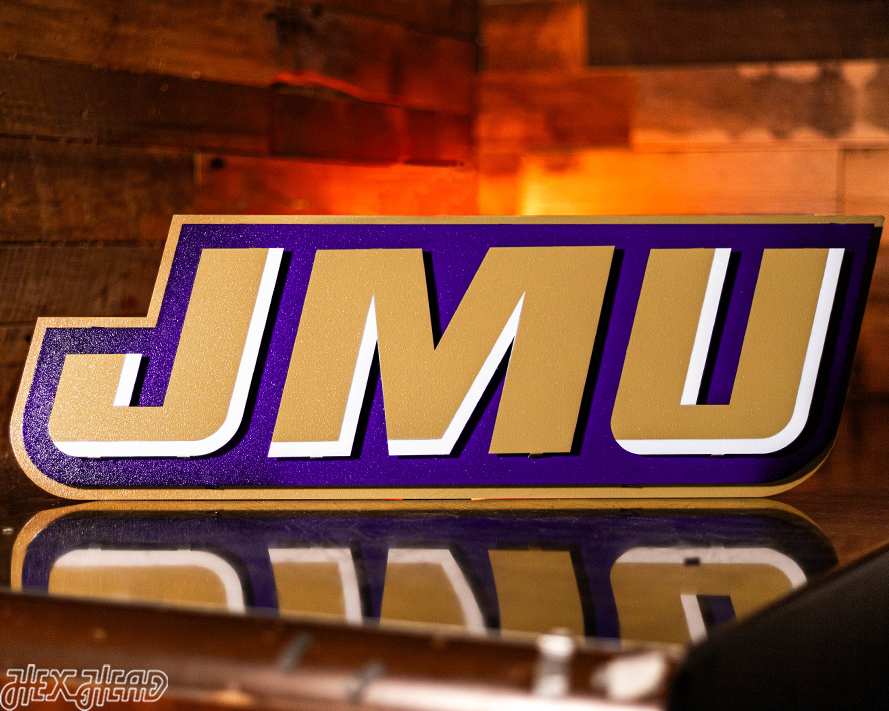 James Madison JMU 3D Metal Wall Art