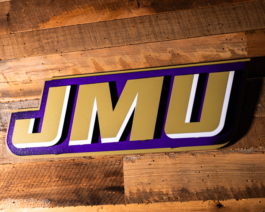 James Madison JMU 3D Metal Wall Art