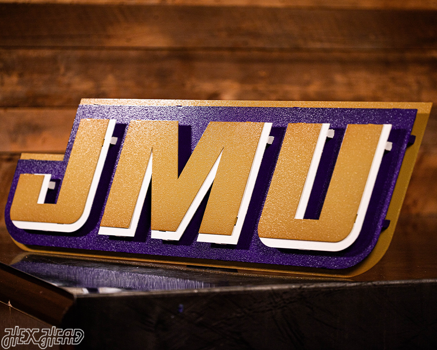 James Madison JMU 3D Metal Wall Art