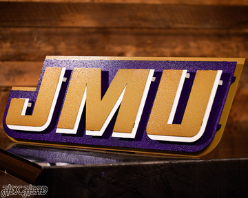 James Madison JMU 3D Metal Wall Art