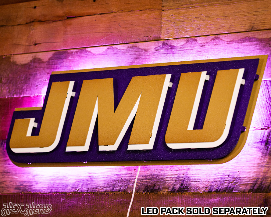 James Madison JMU 3D Metal Wall Art