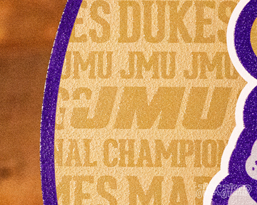 JMU Dukes CRAFT SERIES 3D Embossed Metal Wall Art