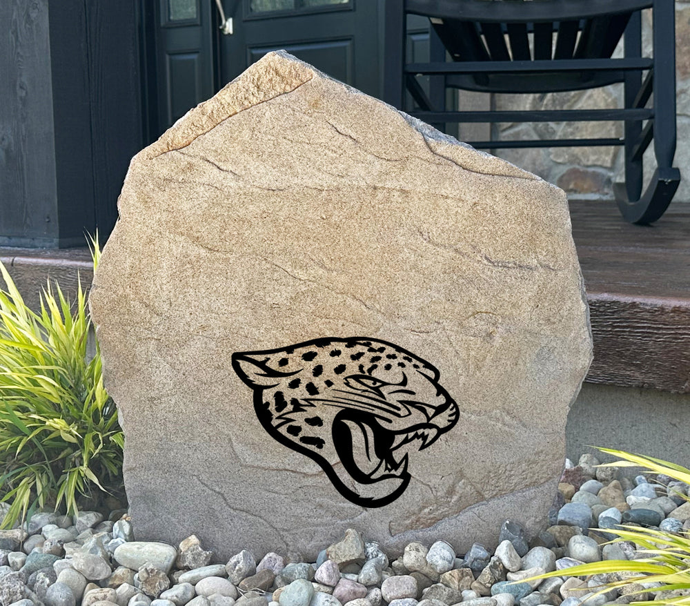 Jacksonville Jaguars Design-A-Stone Landscape Art Address Stone