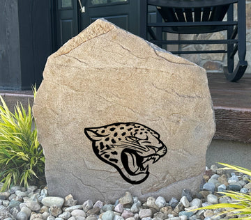 Jacksonville Jaguars Design-A-Stone Landscape Art Address Stone