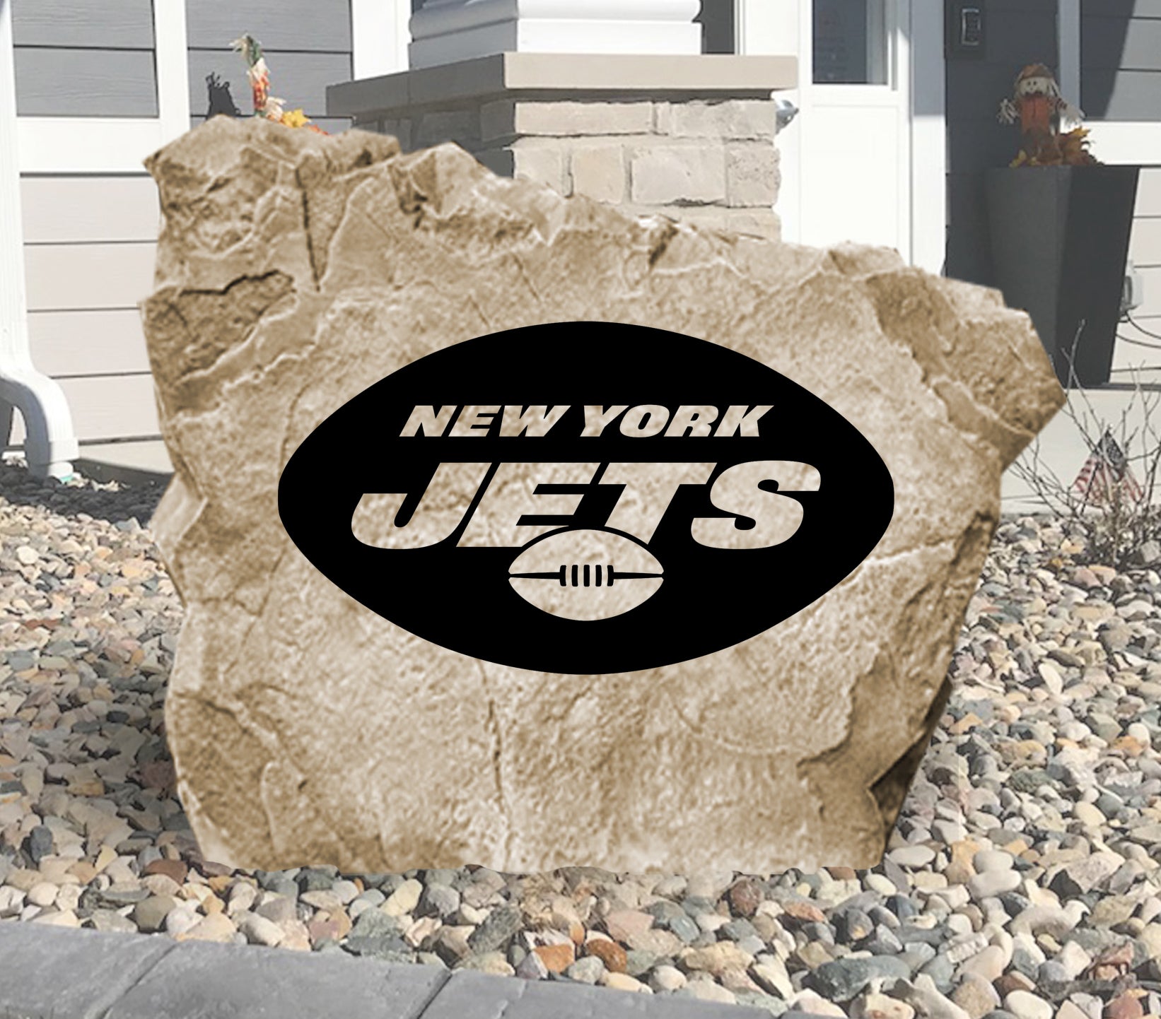 New York Jets Design-A-Stone Landscape Art