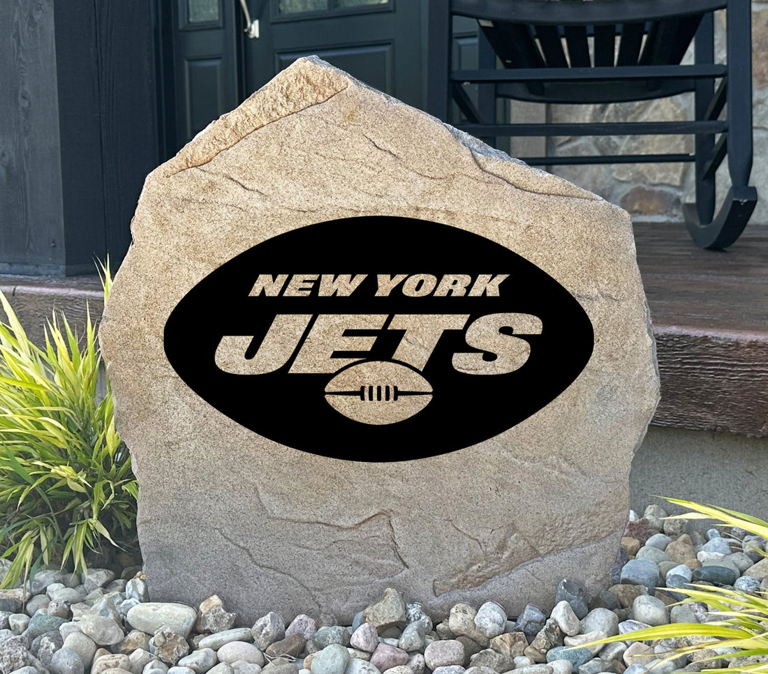 New York Jets Design-A-Stone Landscape Art