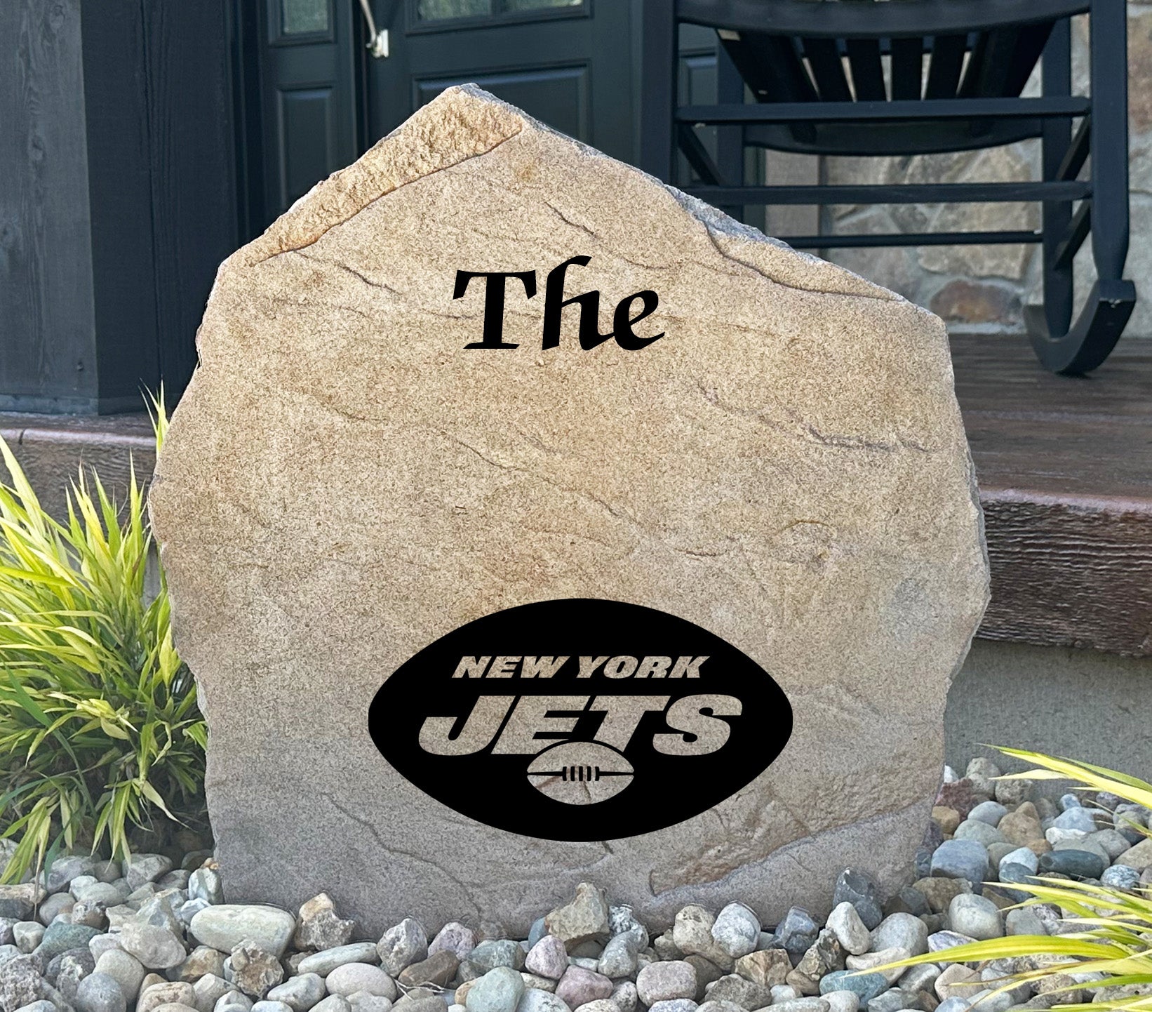 New York Jets Design-A-Stone Landscape Art Family Name