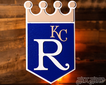Load image into Gallery viewer, Kansas City Royals &quot;1971&quot; 3D Vintage Metal Wall Art
