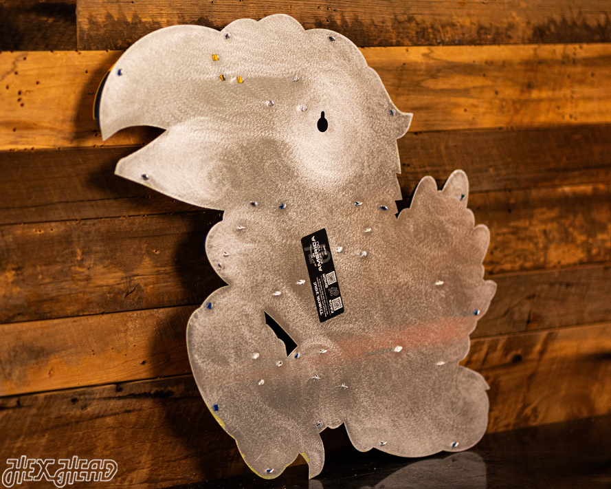 Kansas Jayhawks "BIG JAY MASCOT" 3D Vintage Metal Wall Art