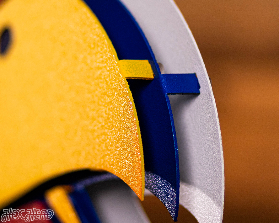 Kansas Jayhawks "BIG JAY MASCOT" 3D Vintage Metal Wall Art