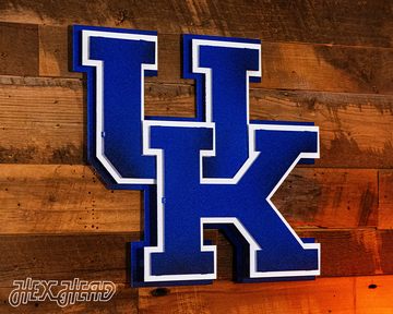 Kentucky Wildcats "UK" 5 layer 3D Metal Wall Art
