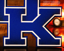 Load image into Gallery viewer, Kentucky Wildcats &quot;UK&quot; 5 layer 3D Metal Wall Art
