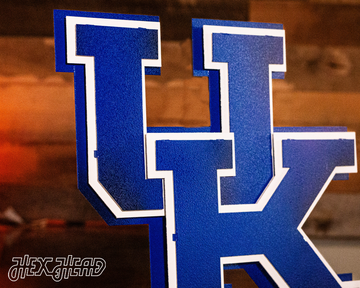 Kentucky Wildcats "UK" 5 layer 3D Metal Wall Art