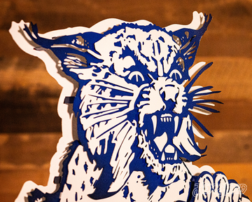 Kentucky Wildcats "1973" 3D Vintage Metal Wall Art