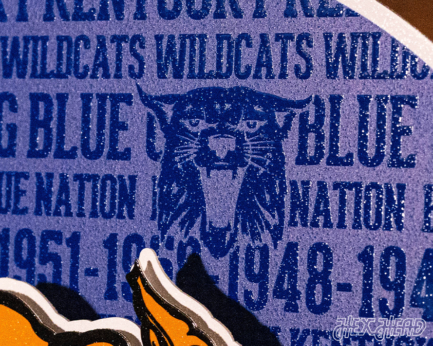 Kentucky Wildcats CRAFT SERIES 3D Embossed Metal Wall Art