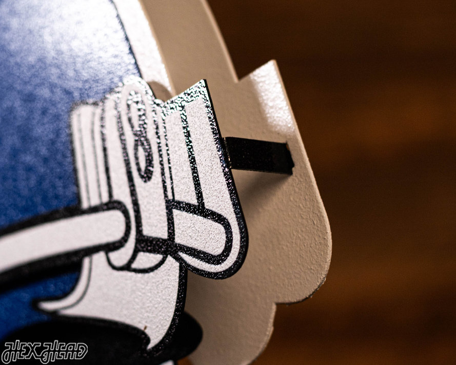 Kentucky Wildcats BLITZ COLLECTION - 8 LAYER Helmet 3D Metal Wall Art