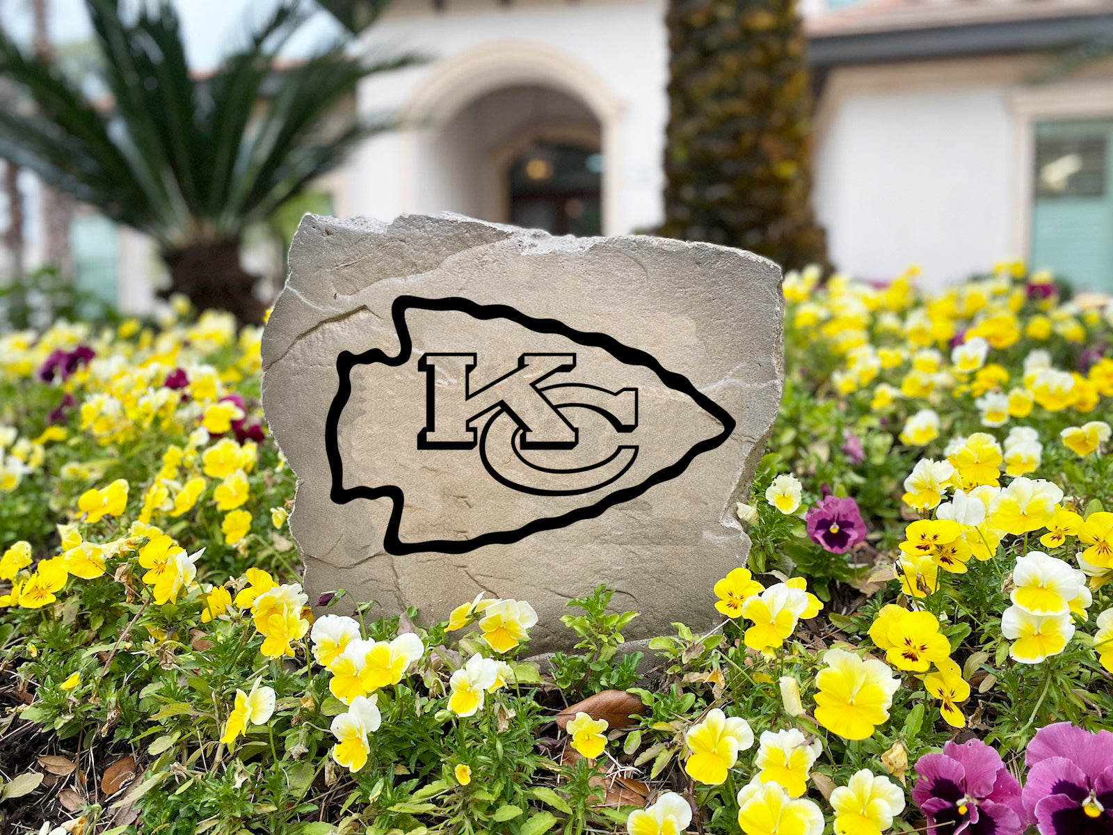 Kansas City Chiefs Design-A-Stone Landscape Art