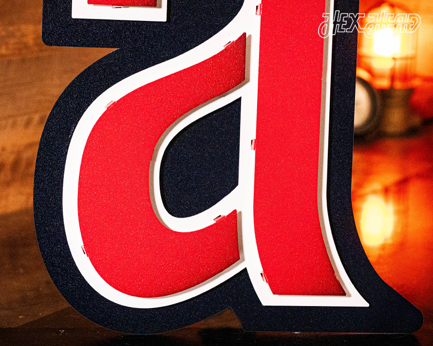 Los Angeles Angels COOPERSTOWN 1971 "a" 3D Metal Wall Art