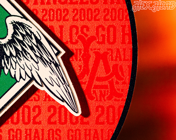 Los Angeles Angels CRAFT SERIES 3D Embossed Metal Wall Art